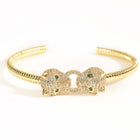 Tiger Loop Cuff Bangle