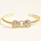 Tiger Loop Cuff Bangle