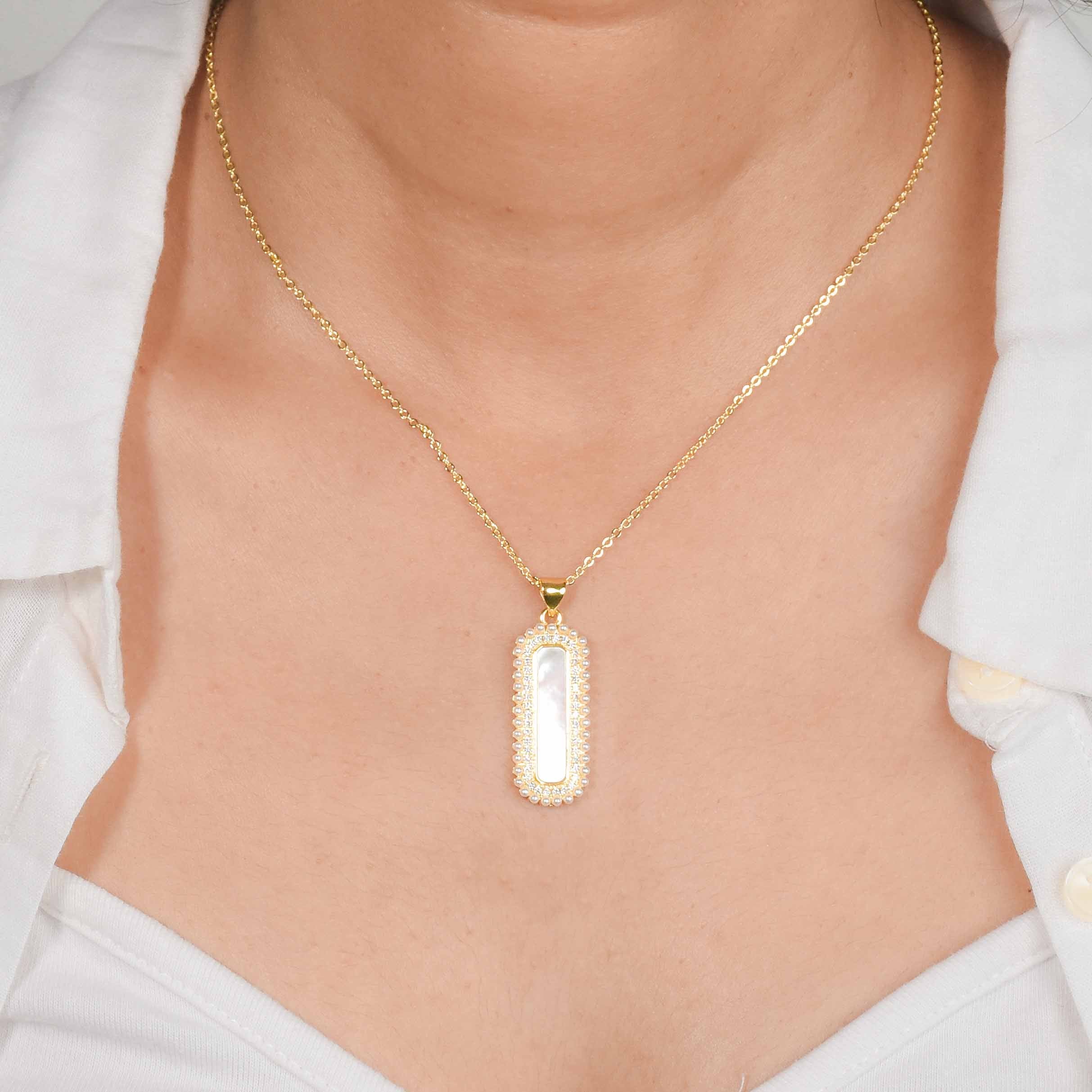 Aura of Pearl Necklace