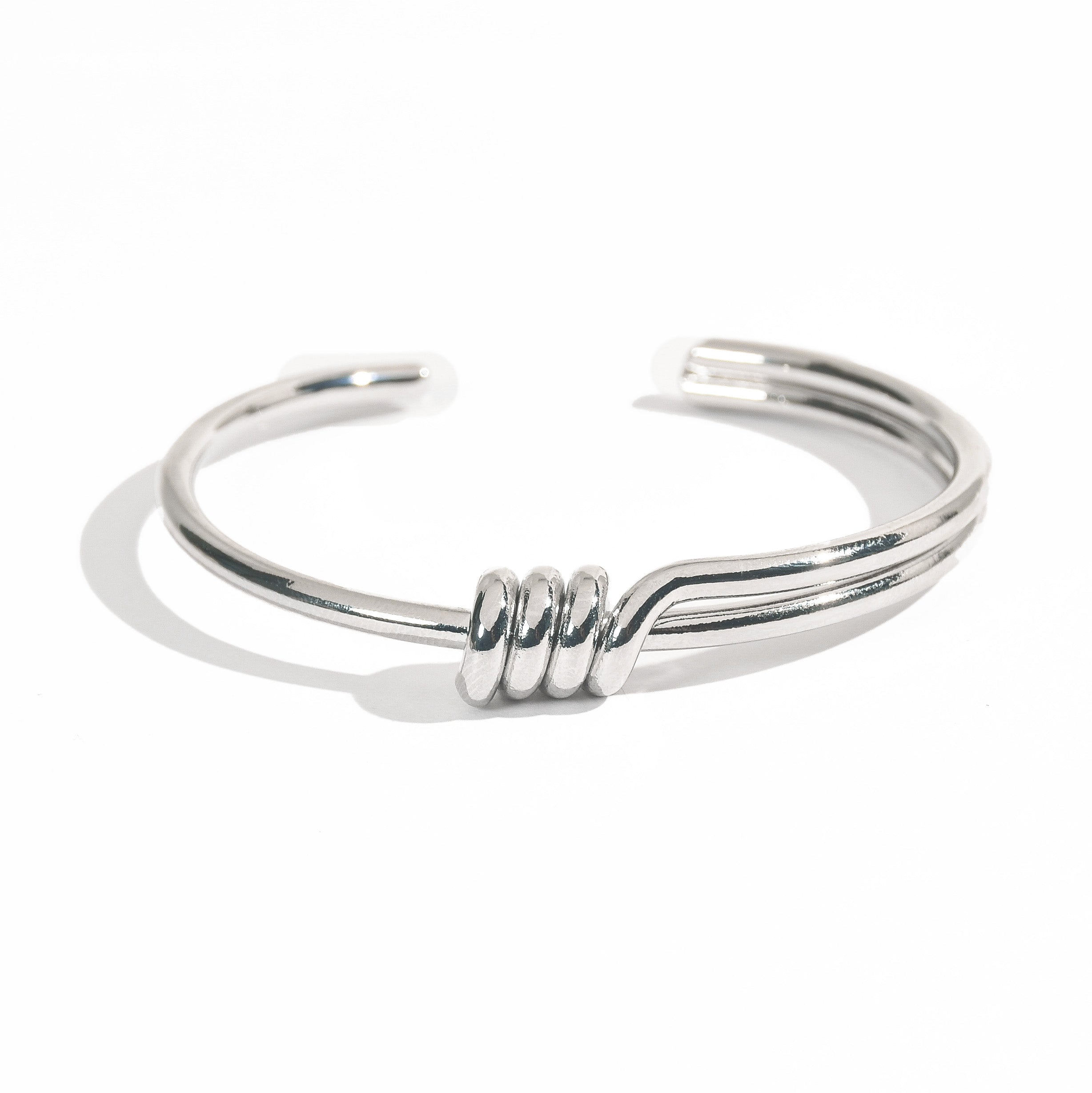 Gilded Knot Cuff Bangle