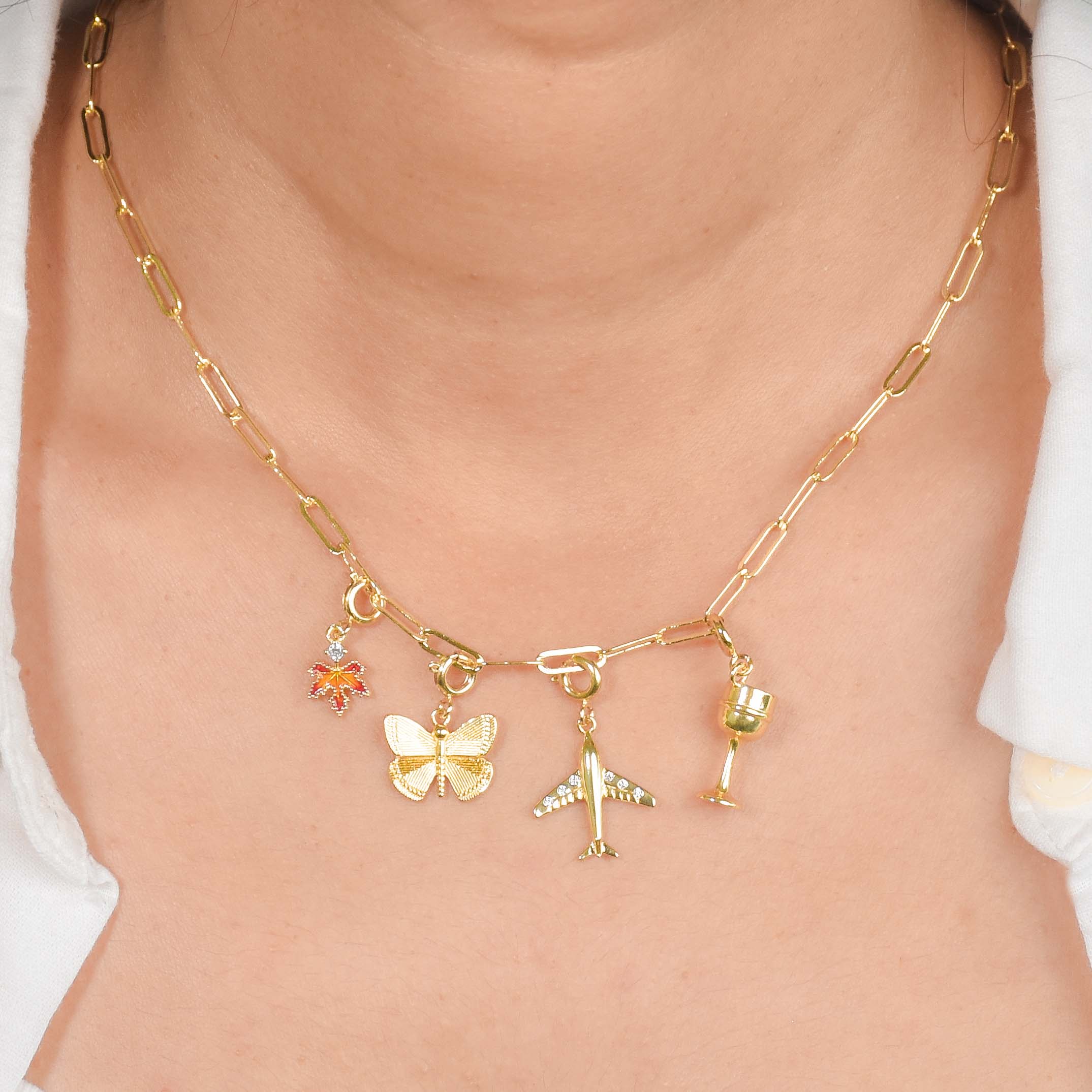 Custom Link Chain Bracelet / Necklace | Build Your Own Charm Story