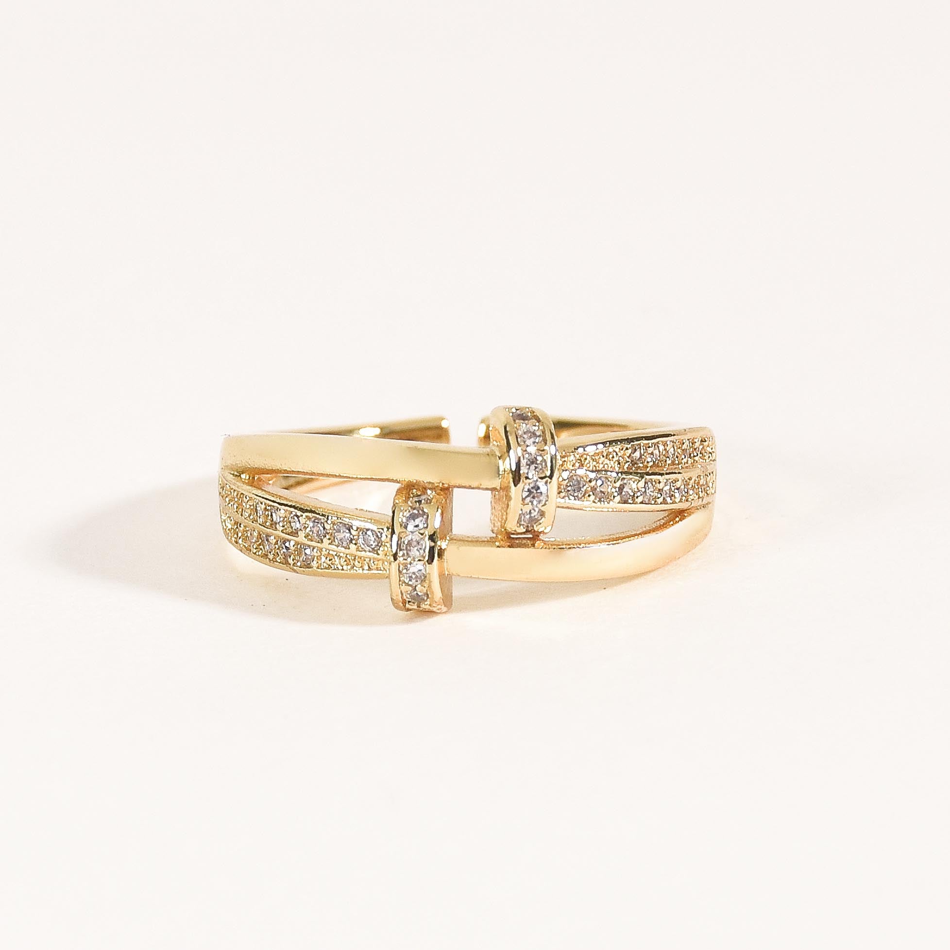 Defined Edgy Nail Ring