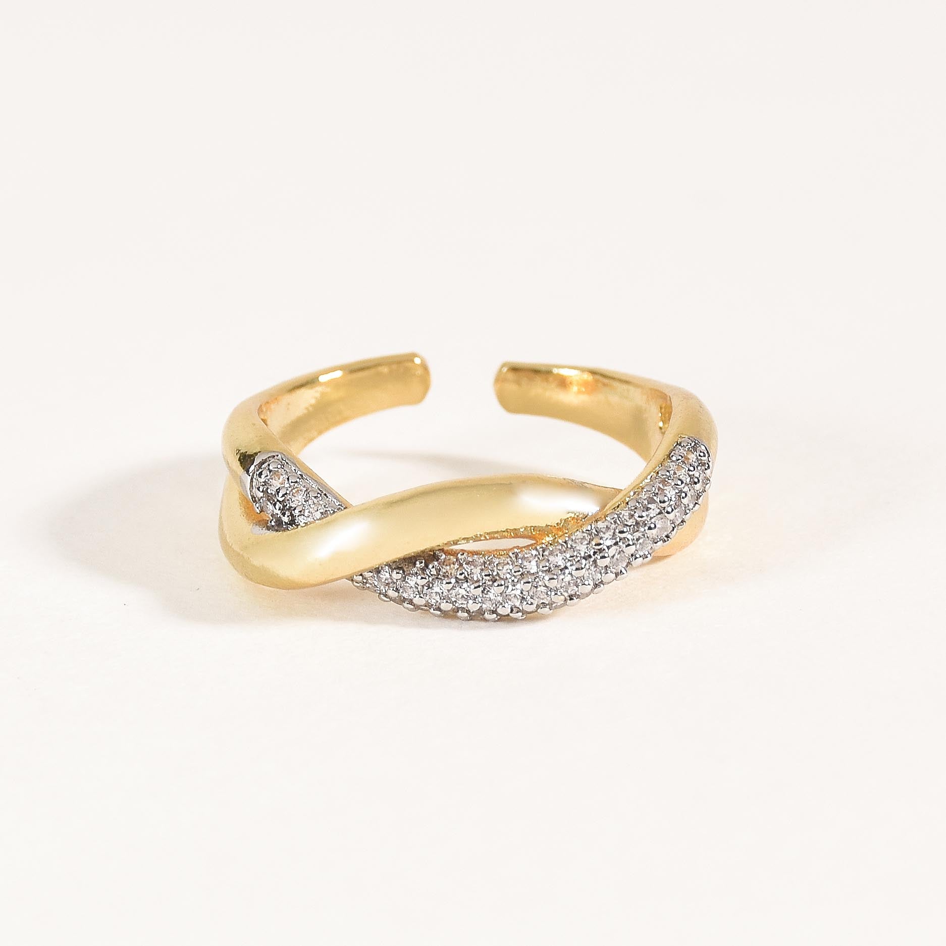 Golden Weave Ring
