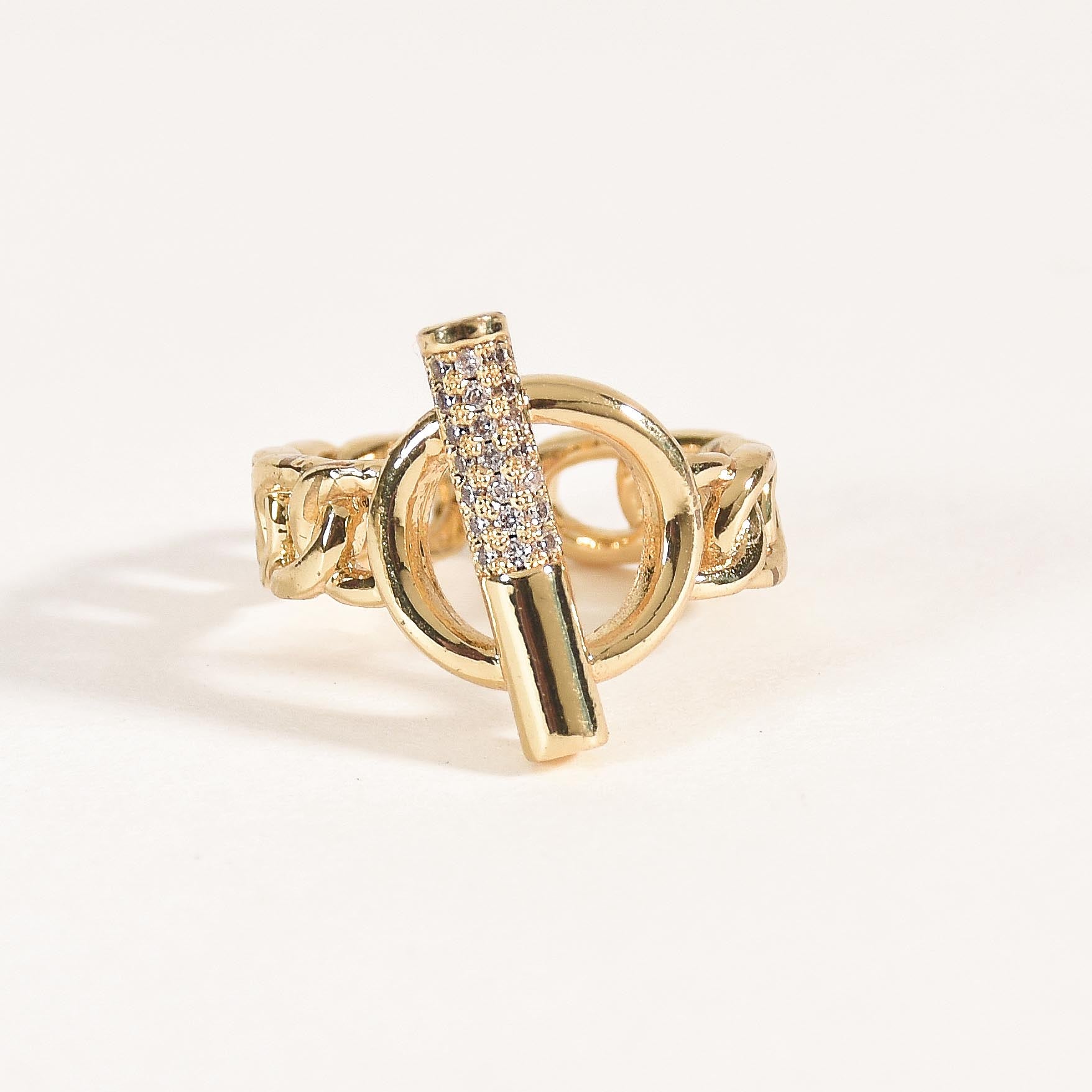 Doggle Clasp Ring