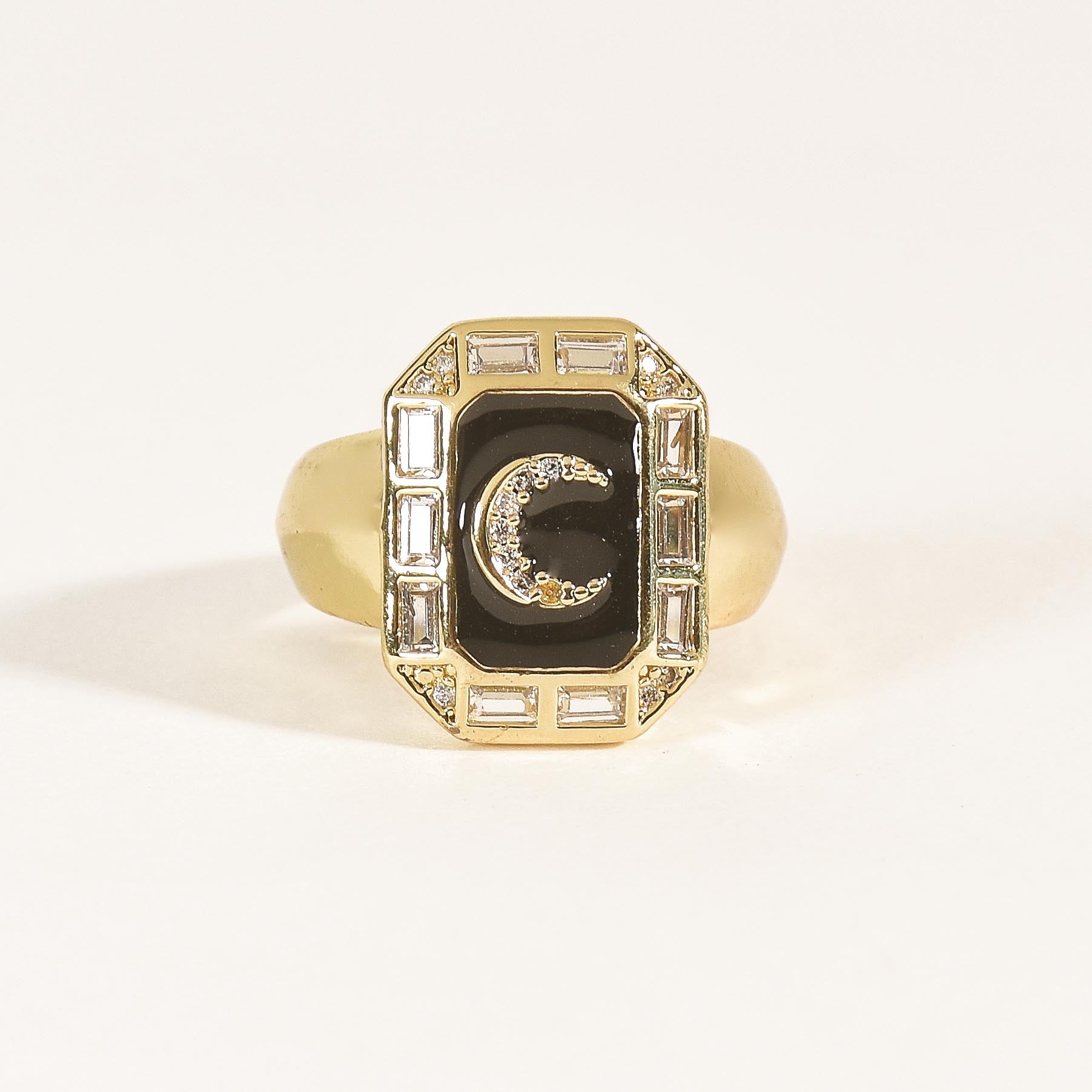 Twilight Moonbeam Blue Ring
