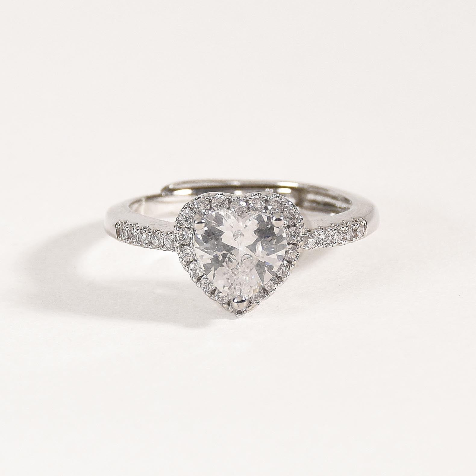 Heart Diamond Ring