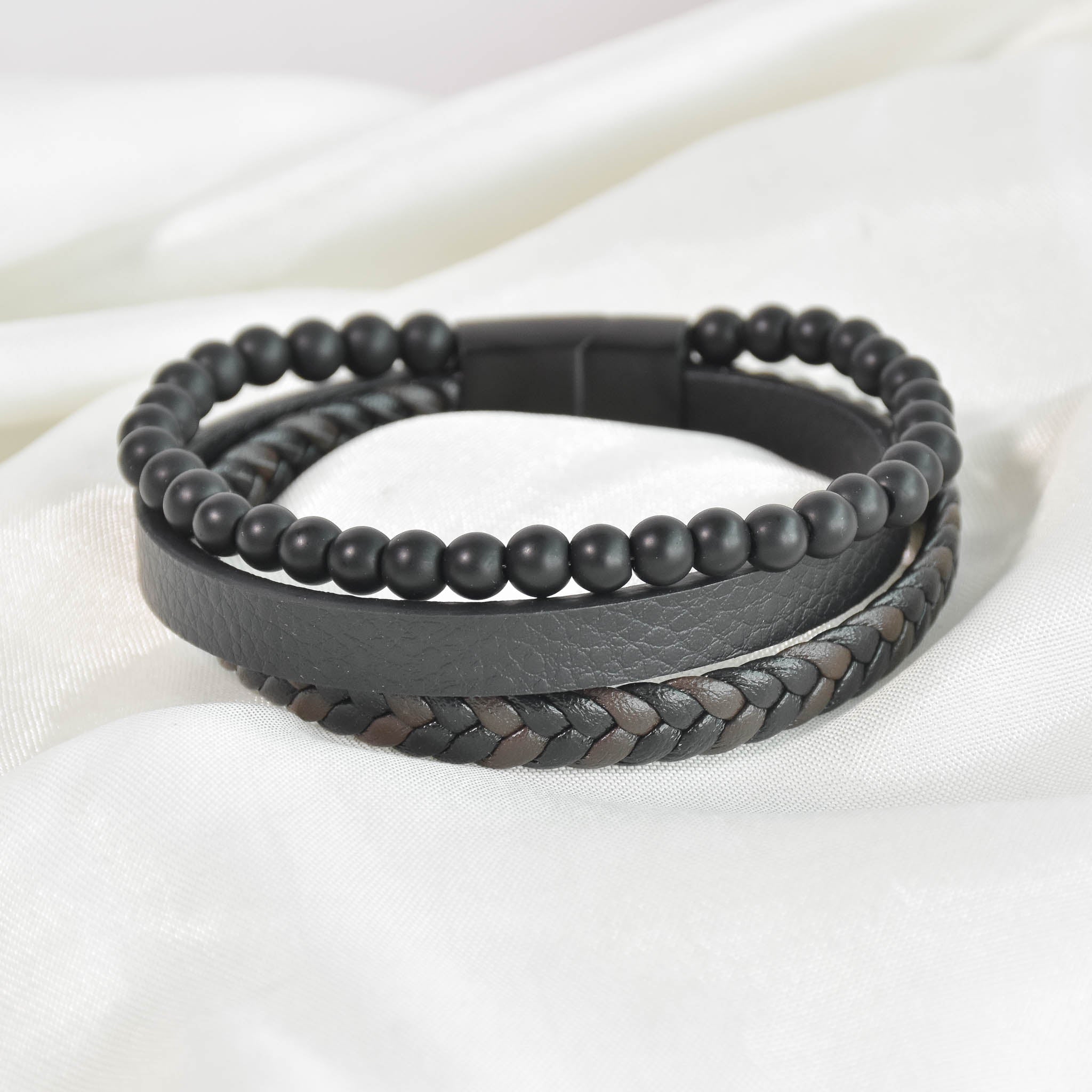 Matte Men Trio Bracelet