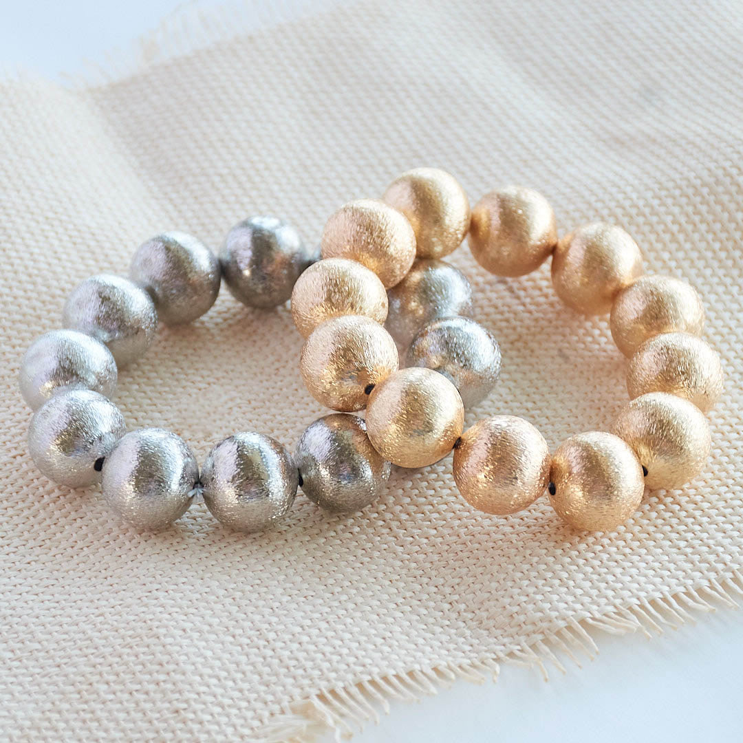 Chunky Stackable Bead Bracelet