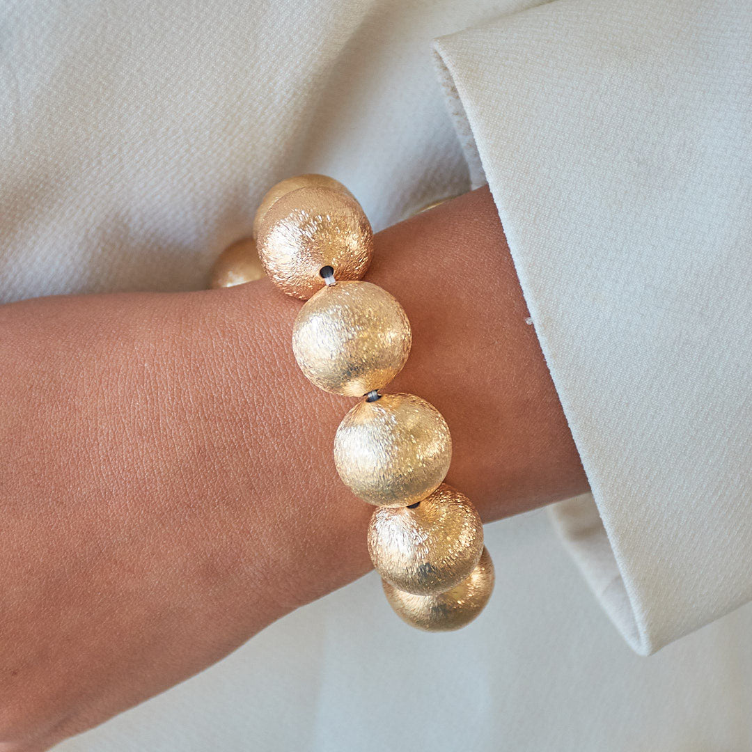 Chunky Stackable Bead Bracelet