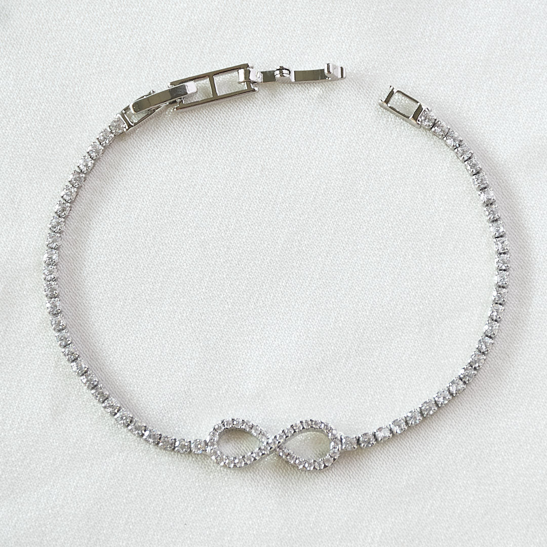 Infinity Diamond Tennis Bracelet