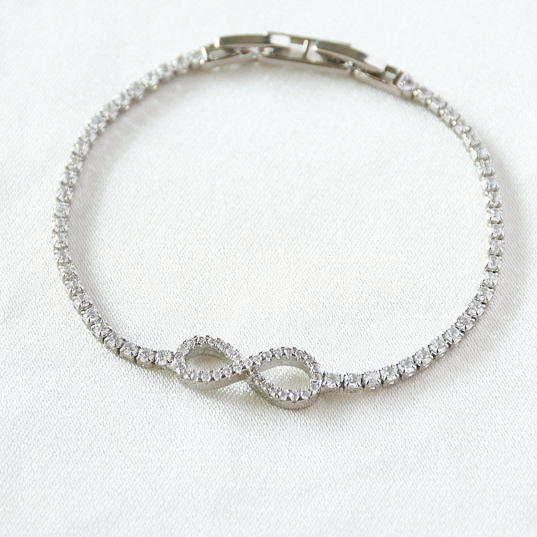 Infinity Diamond Tennis Bracelet