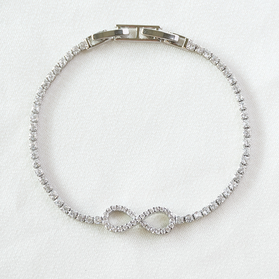 Infinity Diamond Tennis Bracelet