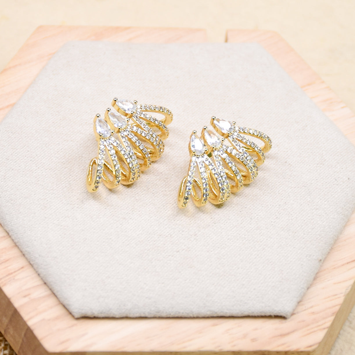 Three Patti Earrings