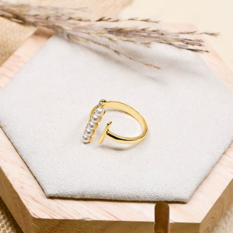 Pearl Slab Ring