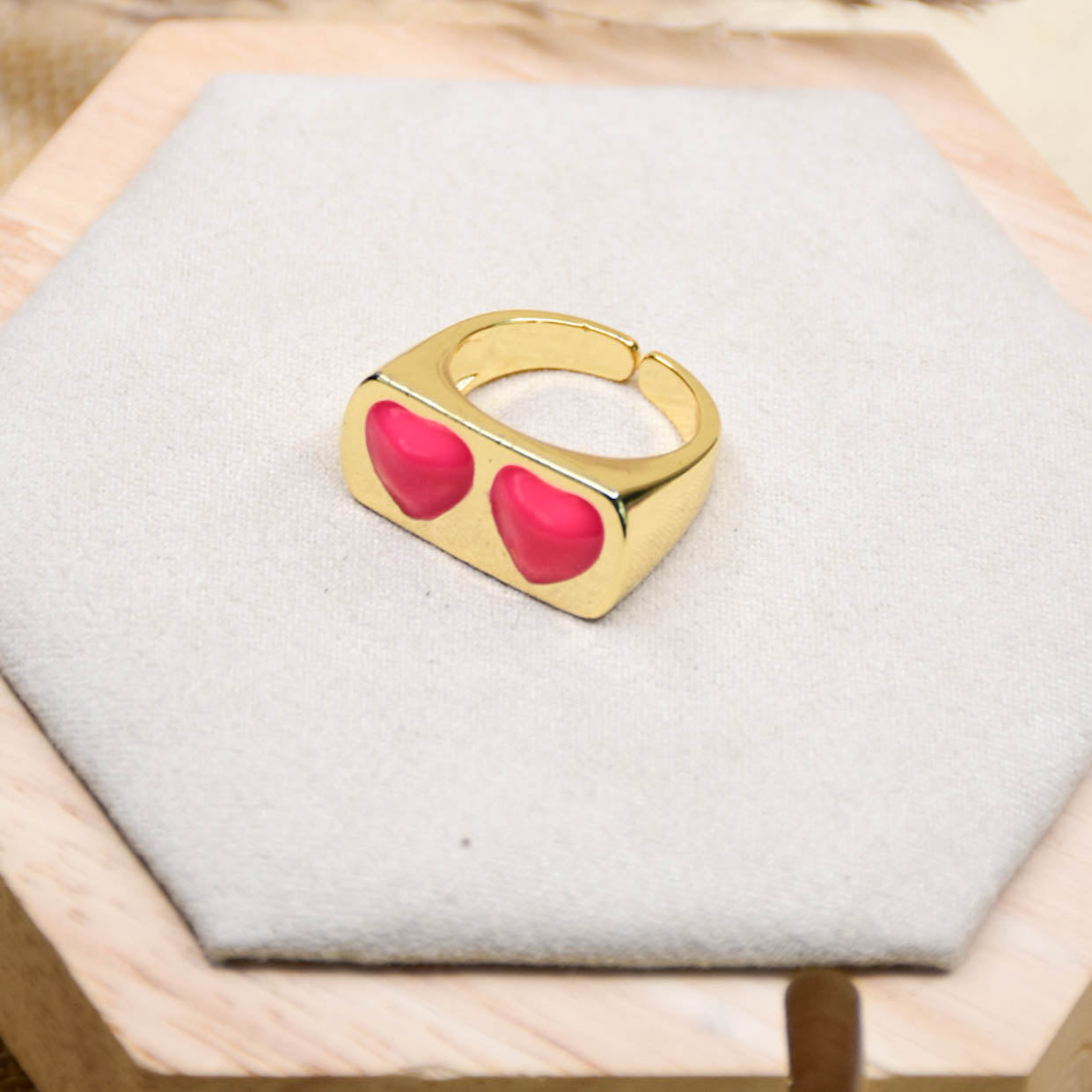 Lovey-Dovey Duo Pastel Ring