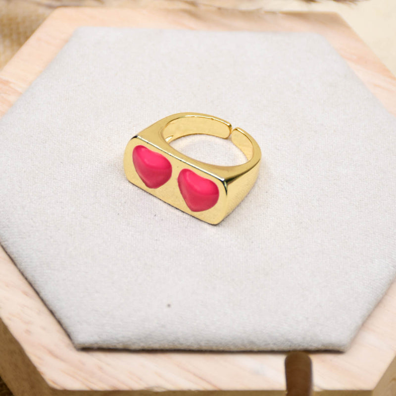 Lovey-Dovey Duo Pastel Ring