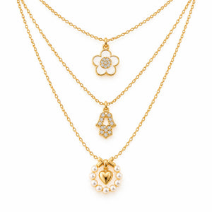 Daisy Dream Stack | Anti-tarnish  | Gold-plated