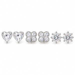 Diamond Dust Earring Stack