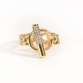 Doggle Clasp Ring