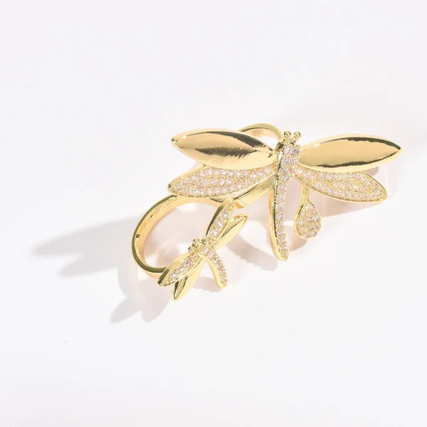 Enchanted Flight Ring Stack | Anti-tarnish  | Gold-plated