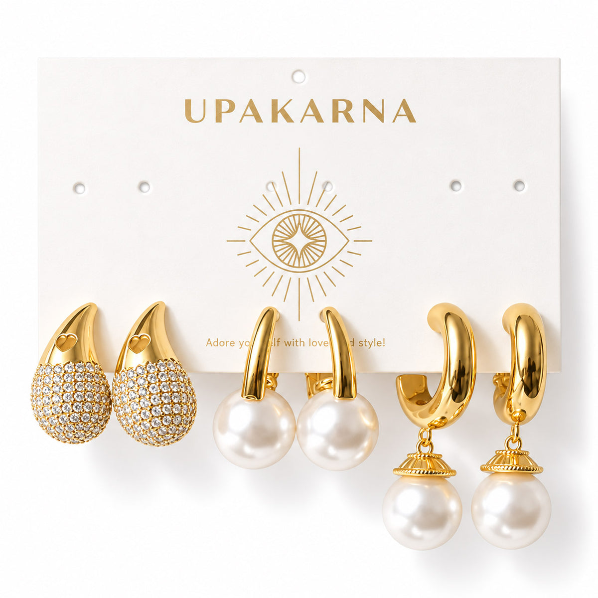 Pearl Muse Earring Stack