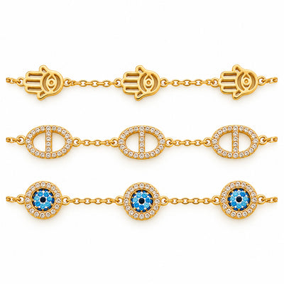 Elegant Shine Bracelet Stack