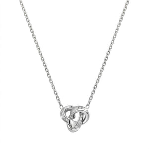 Eternal Knot 925 Sterling Silver Necklace