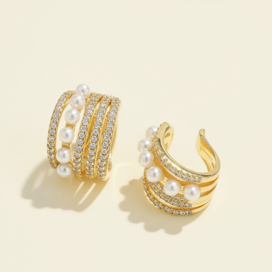 Pearl Embrace Ear Cuffs