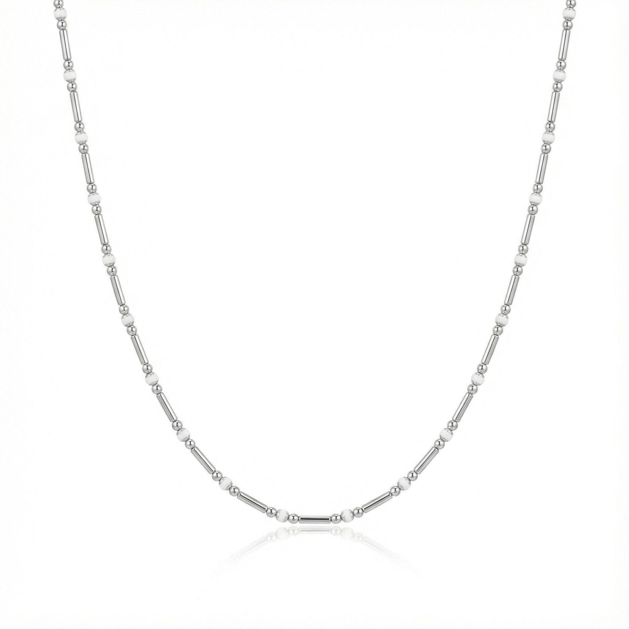 Modern Morse Necklace