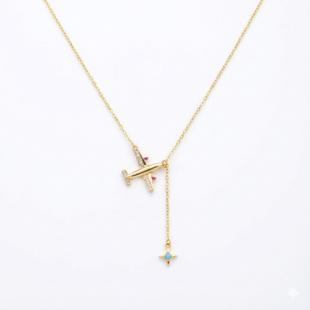 Skyline Star Drop Necklace