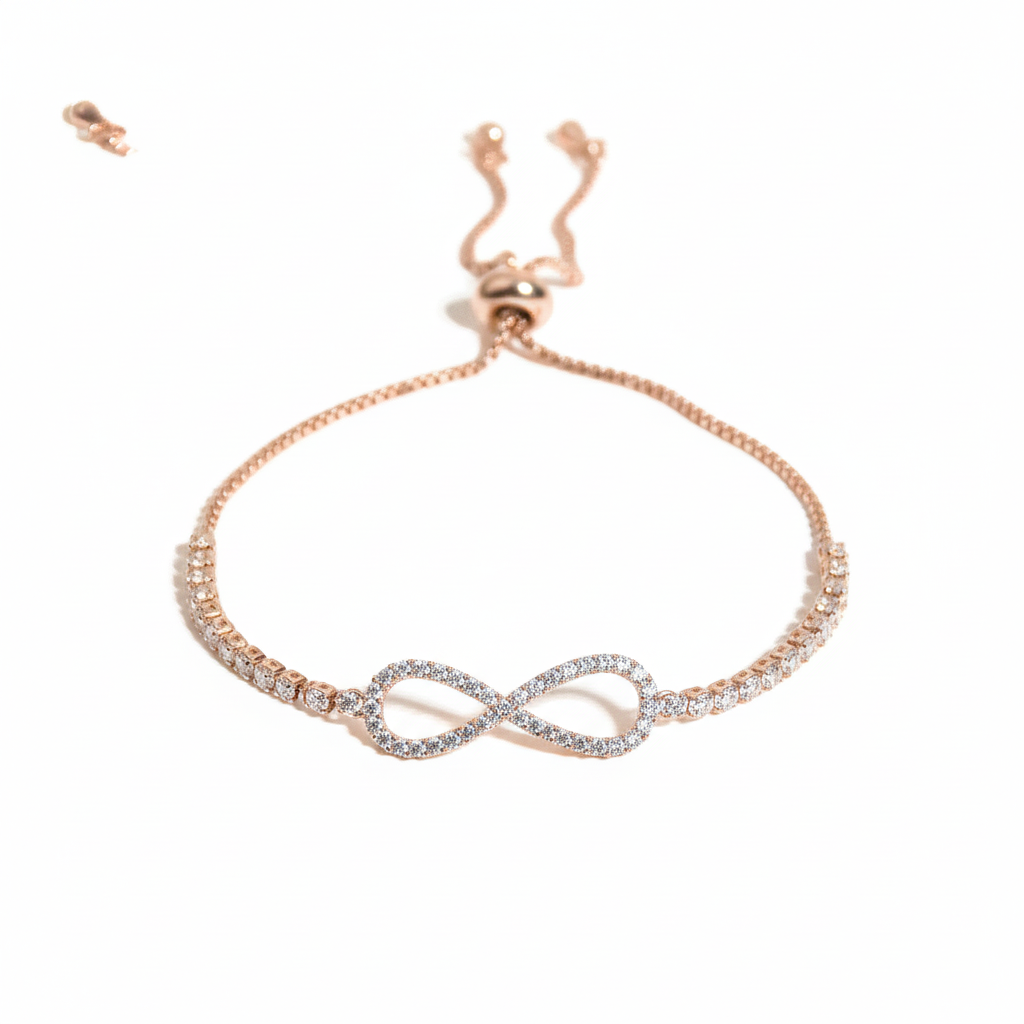 Studded Infinity Bracelet