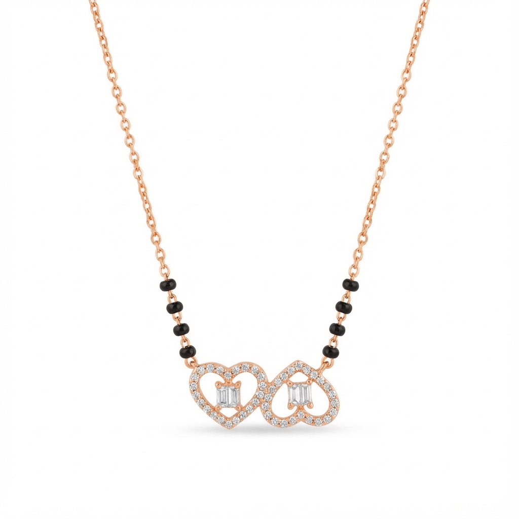 Hearts Entwined Mangalsutra Necklace