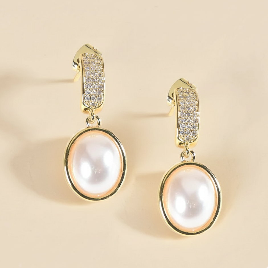 Lumina Pearl Danglers