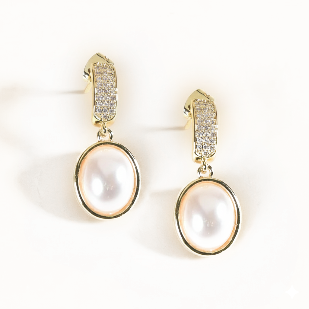 Lumina Pearl Danglers