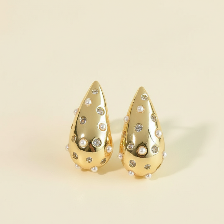 Luminous Tear Drop Earrings