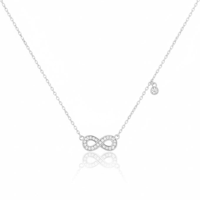 Glittering Infinity Necklace