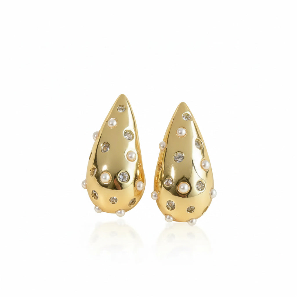 Luminous Tear Drop Earrings