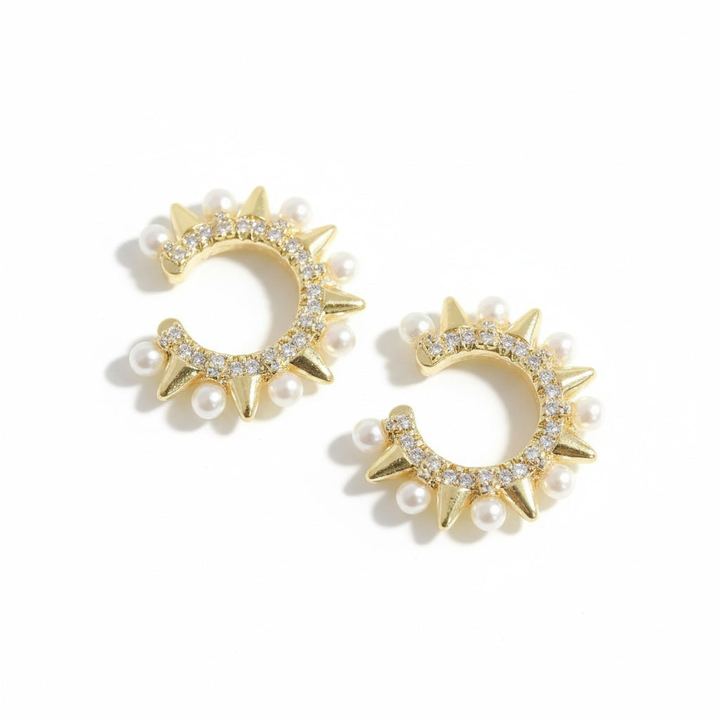 Crescent Pearl Ear Cuff