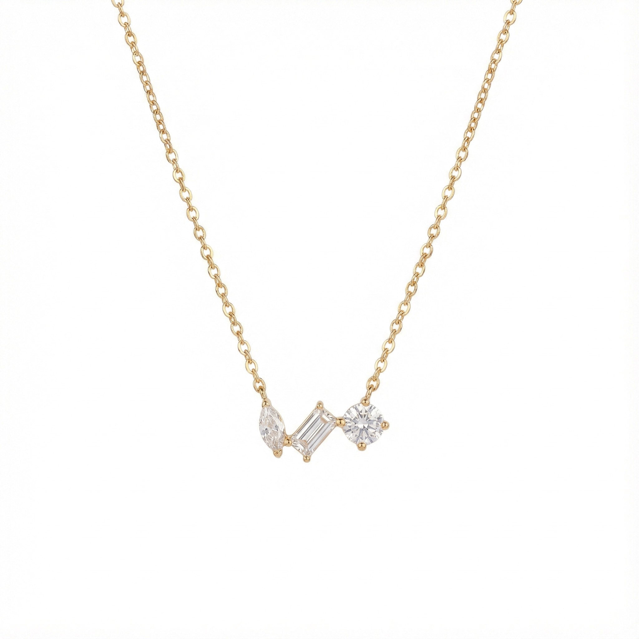 Geometric Sparkle Necklace