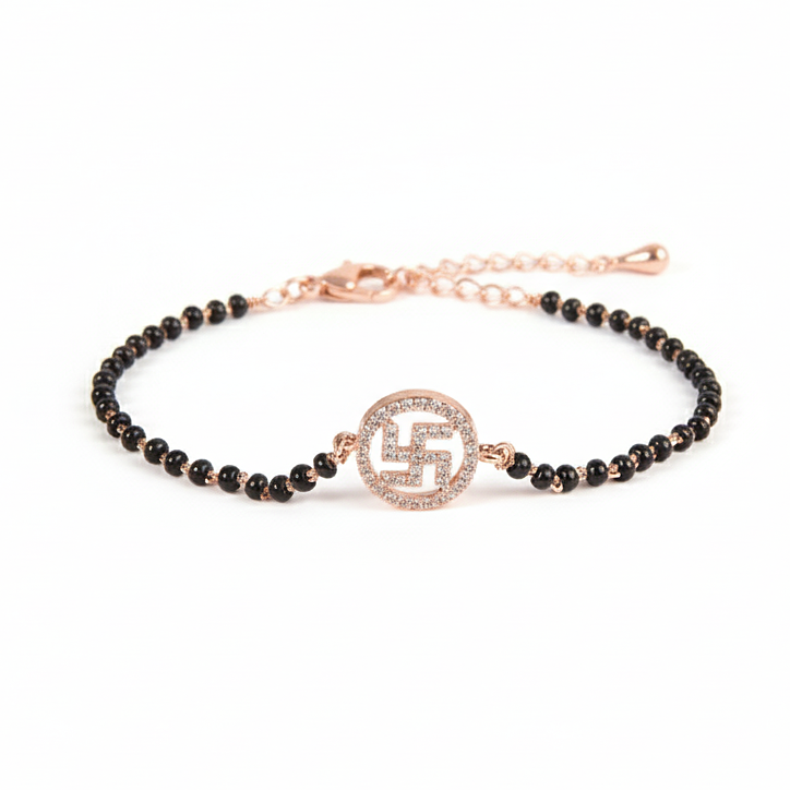 Swastika Mangalsutra Bracelet
