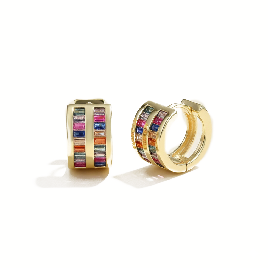 Statement Crystal Hoops