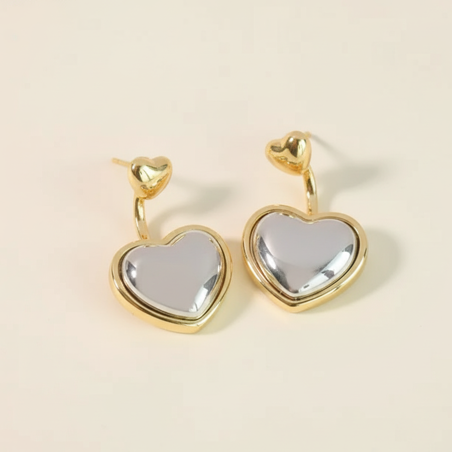 Dreamy Heart Drop Earring