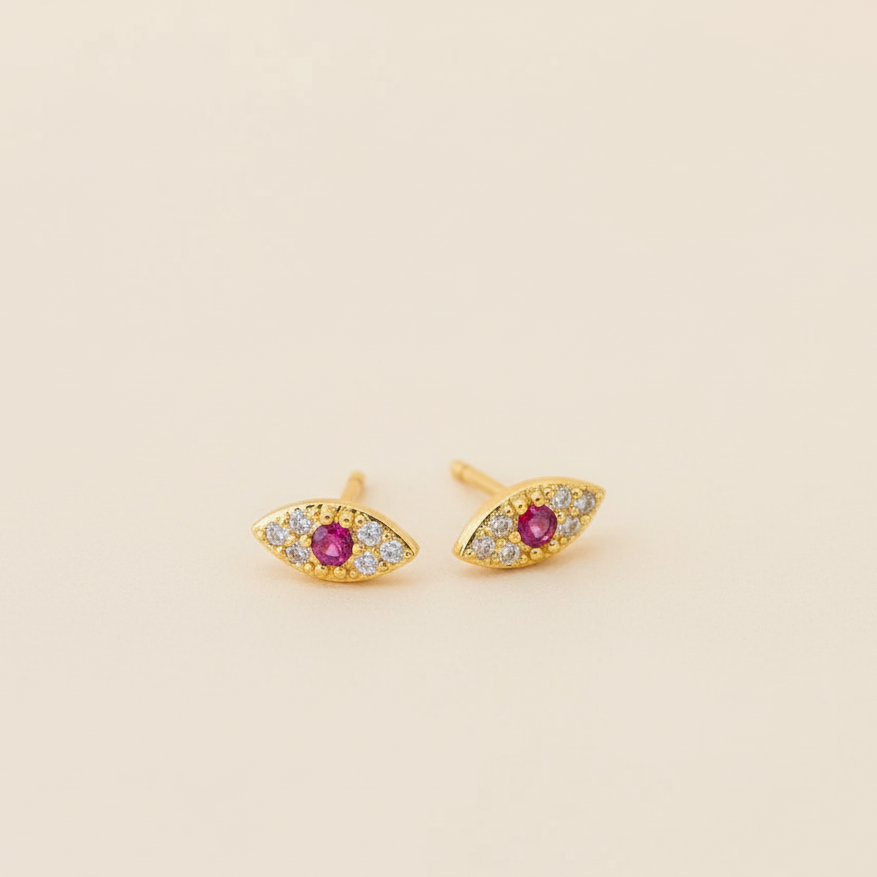 Evil Eye Tiny Studs