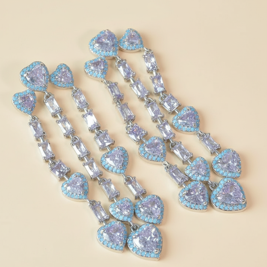 Heartfelt Glam Earrings