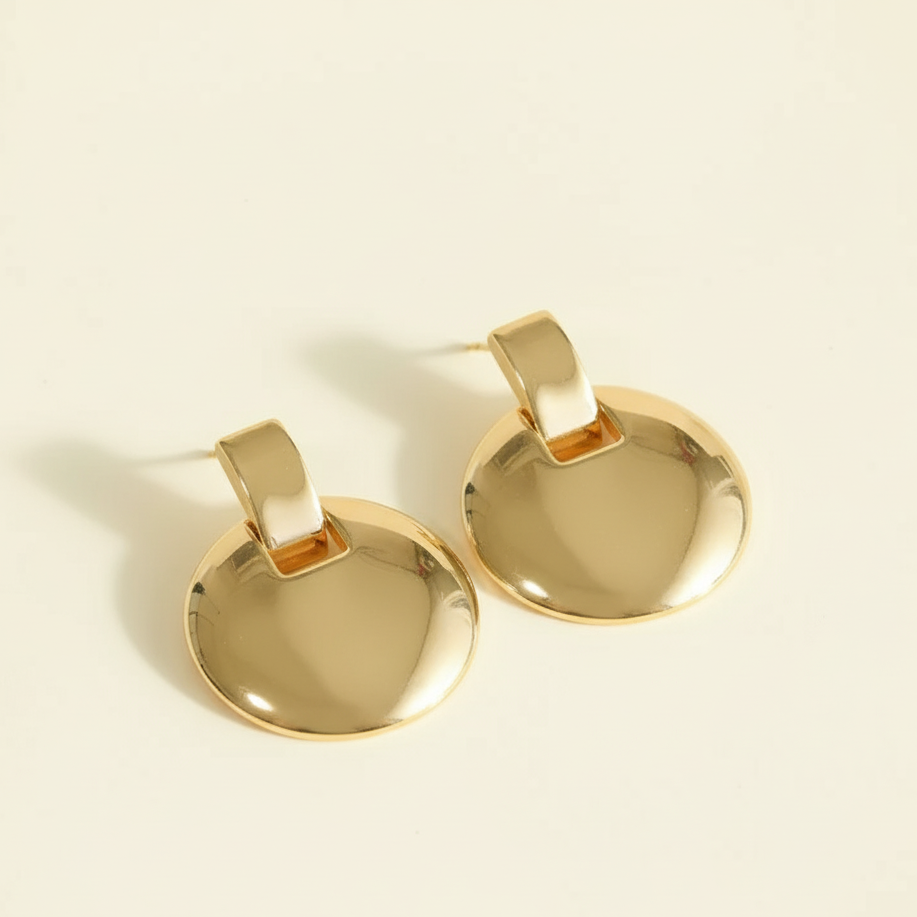 Classic Disc Earrings