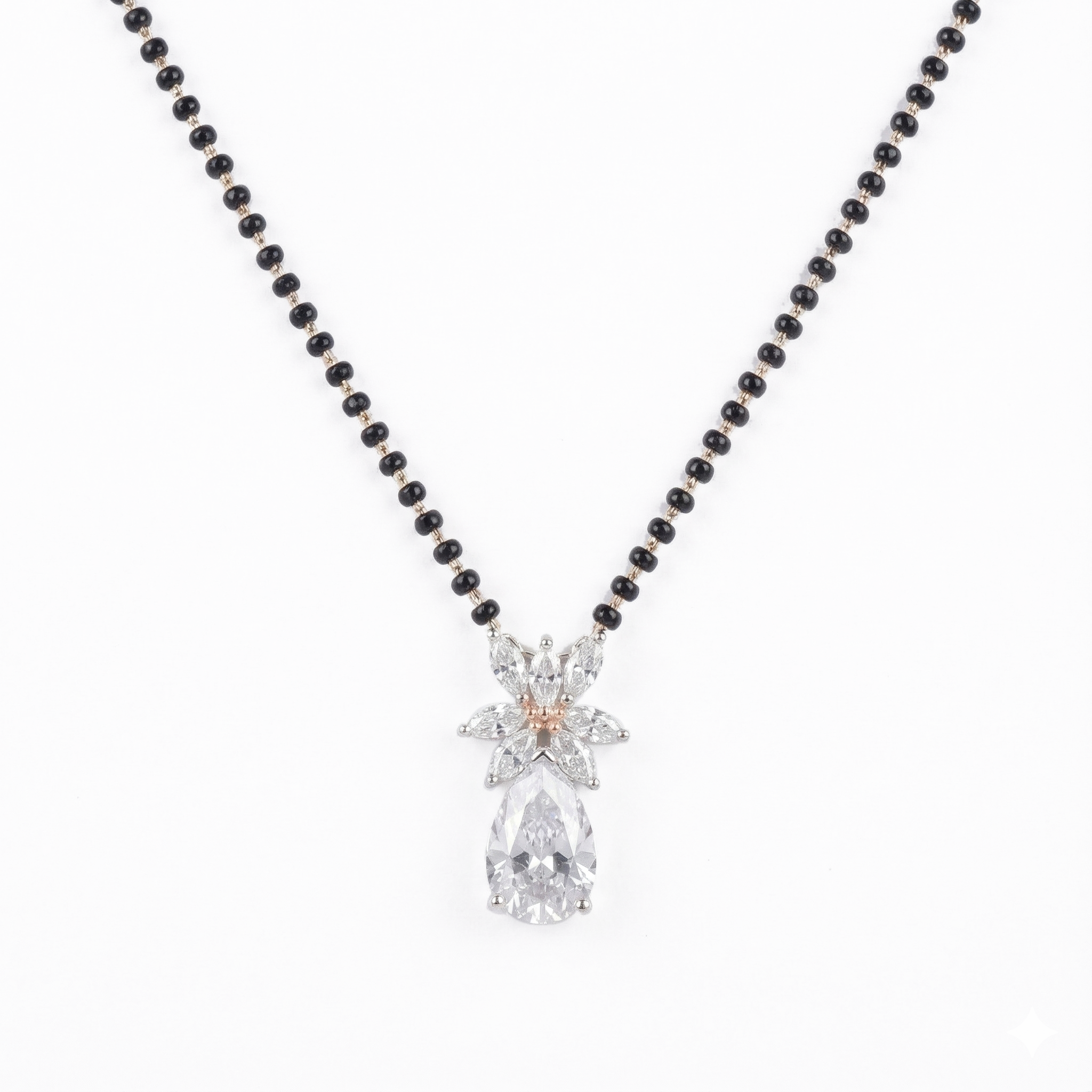 Floral Flare Mangalsutra Necklace