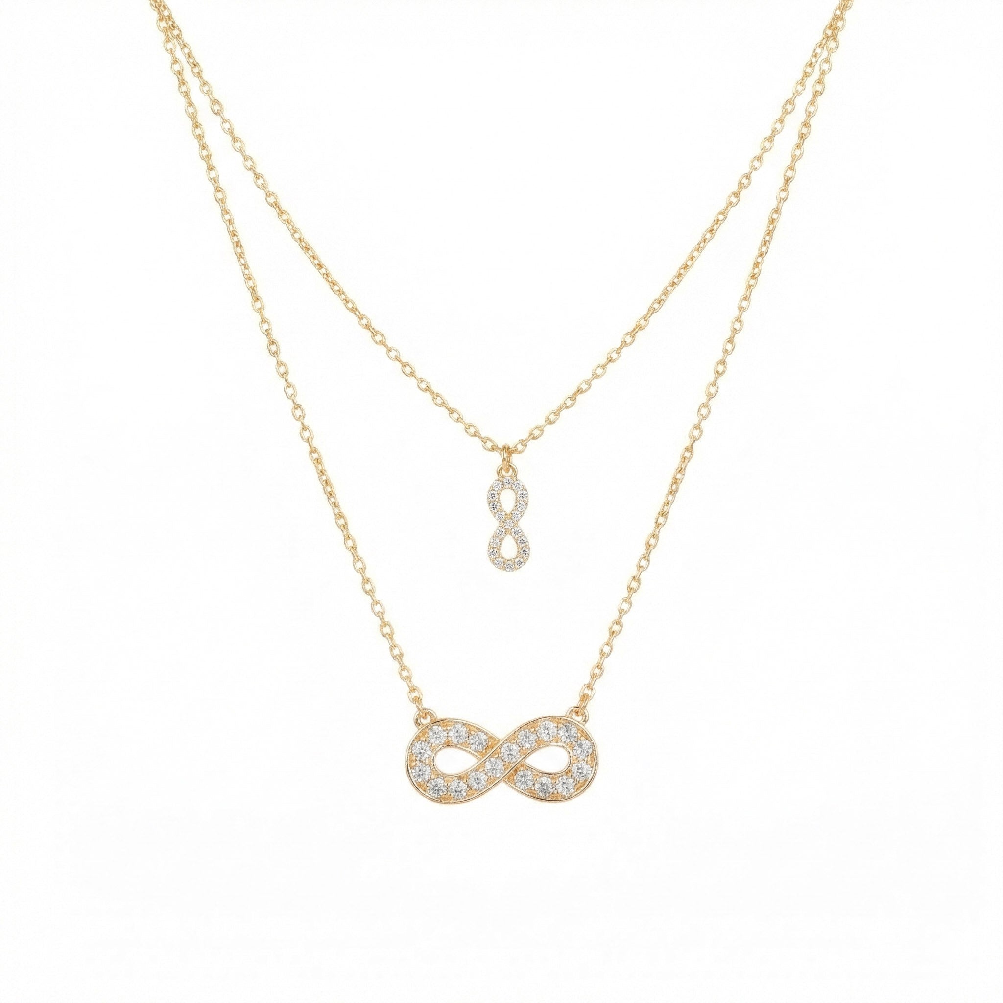 Timeless Infinity Layered Necklace