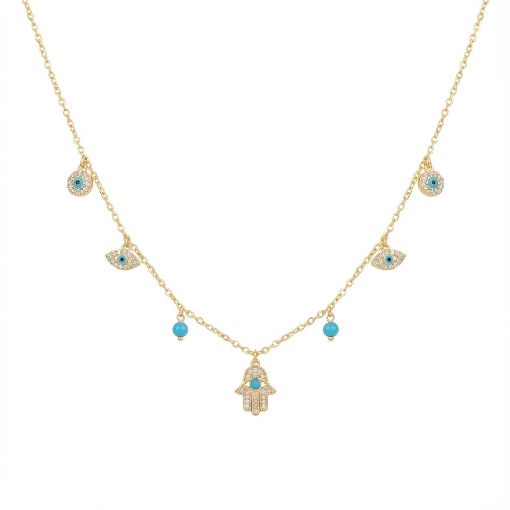 Mystic Evil Eye Choker