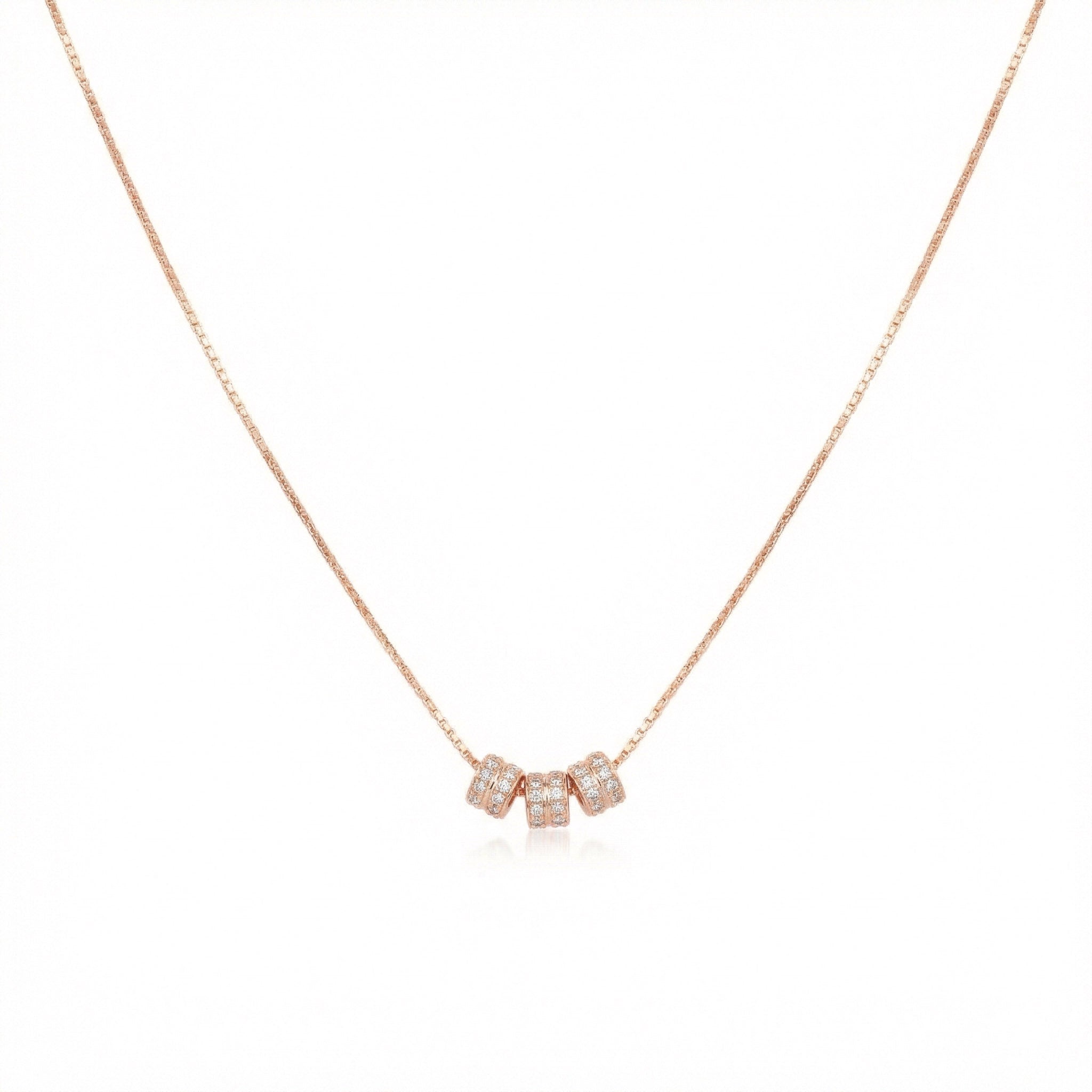 Triple Barrel Necklace