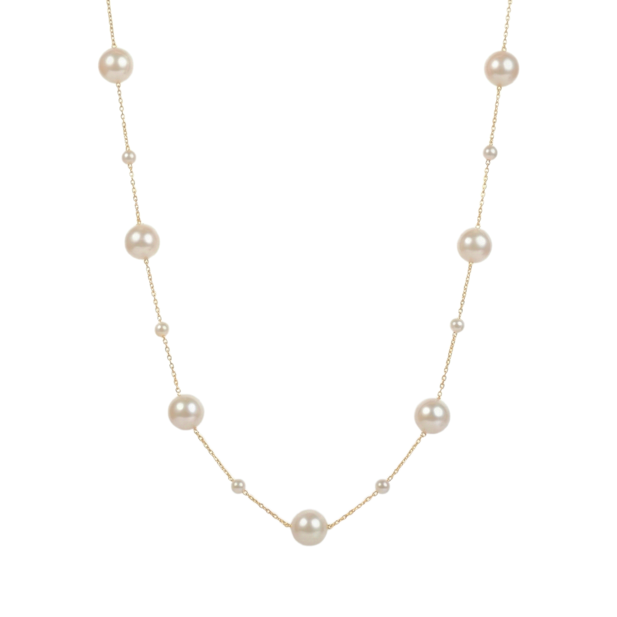 Pearl Cascade Necklace